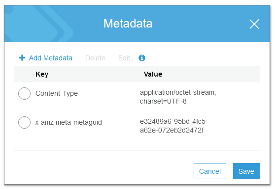 Metadata